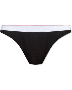 Alexander Wang Bra With Logo - Black