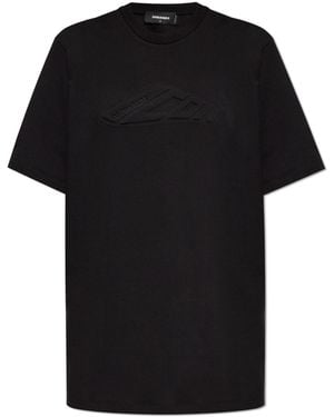 DSquared² Dress With Logo - Black