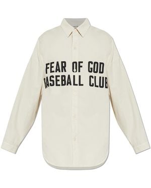 Fear Of God Shirt With Print - White