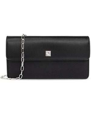 Max Mara Leather Wallet "Clutchy" - Black