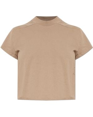 Rick Owens Short T-Shirt - Natural
