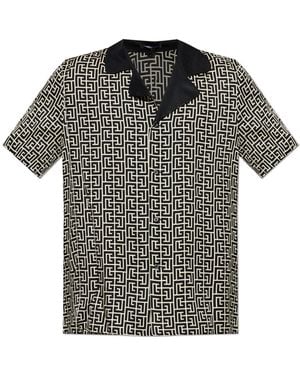 Balmain Short-Sleeve Shirt - Black