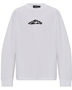 DSquared² Long Sleeve T-Shirt - White