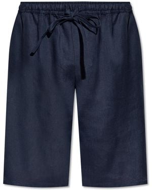Dolce & Gabbana Linen Shorts - Blue