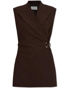 Sportmax 'Gettone' Vest - Brown
