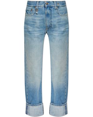R13 Jeans With Logo - Blue