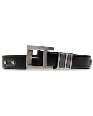 Versace Leather Belt - Black