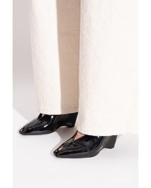 Ferragamo Wedge Sandals "Alicia" - White