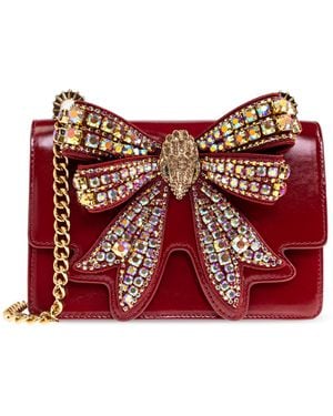 Kurt Geiger Shoulder Bag 'Bow Small' - Red