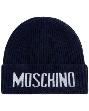 Moschino Cap With Logo - Blue