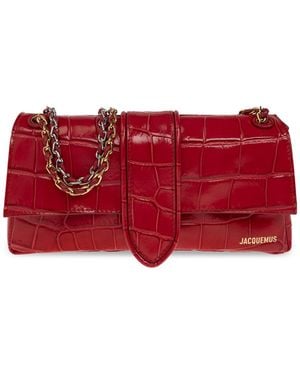 Jacquemus 'Bambino Chaine' Leather Bag - Red