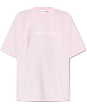 Alexander Wang Loose-Fit T-Shirt - Pink