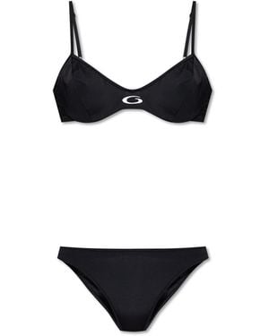 Balenciaga Two-Piece Swimsuit - Black