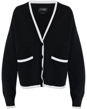 Kate Spade Wool Cardigan - Black