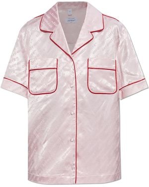 Off-White c/o Virgil Abloh Shirt With Monogram - Pink