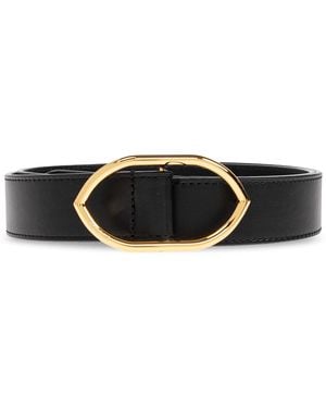 Jacquemus Leather Belt - Black