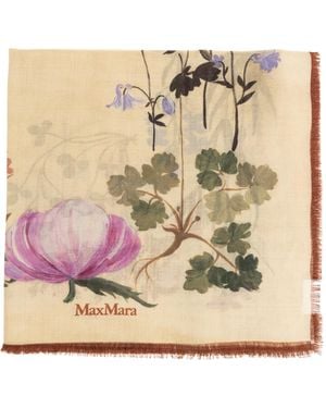 Max Mara Scarf 'Moneta' - Natural