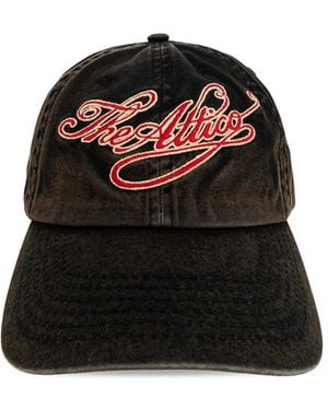 The Attico Baseball Cap - Black