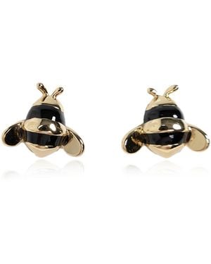 Kate Spade Bee Motif Earrings - Metallic