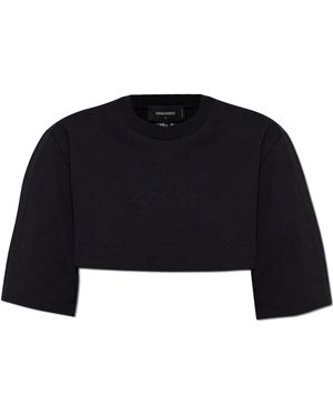 DSquared² T-Shirt With Logo - Black