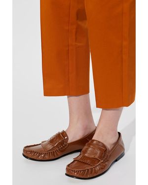 Marni Leather Loafers Shoes - Orange
