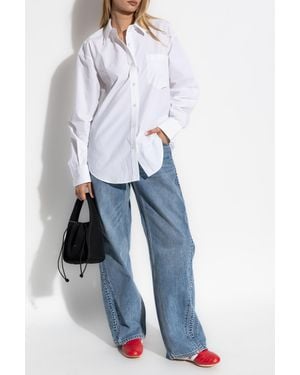 T By Alexander Wang Shirt With Pocket - White