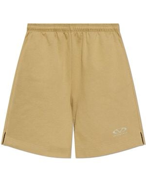 Vetements Logo Shorts - Natural