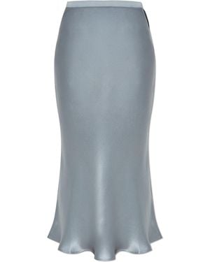 Anine Bing Silk Skirt - Blue