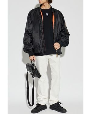 Balmain Sweatshirt With Embroidered Logo - Black