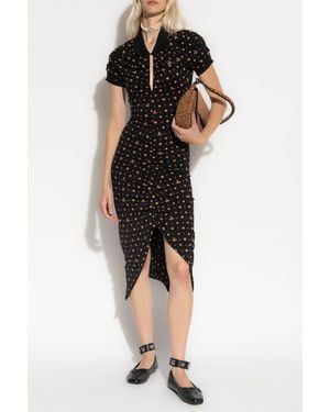 Vivienne Westwood Monogram Dress - Black