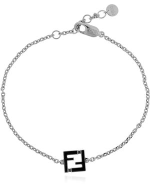 Fendi Bracelet With Logo - White