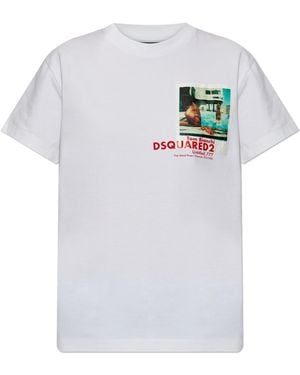 DSquared² T-Shirt With Print - White