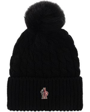 Moncler Après-Ski Wool Beanie - Black