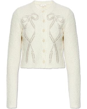 LoveShackFancy Cardigan 'Leocadia' - White