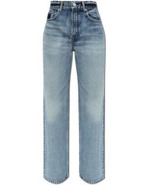 Alaïa Straight-Leg Jeans - Blue