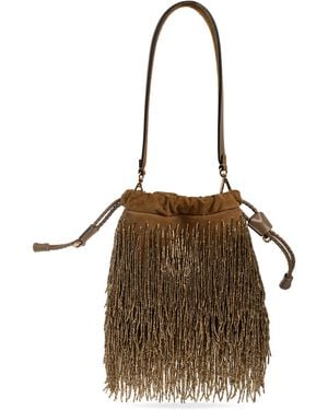 Etro Suede Bag 'Kalispera Small' - Brown