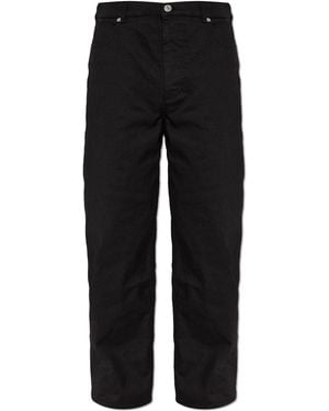 Ami Paris Straight-Leg Jeans - Black