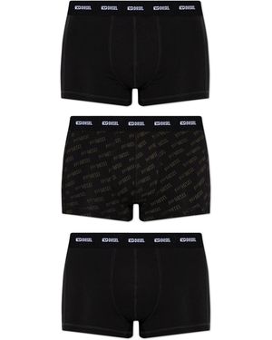 DIESEL Three-Pack Of Boxers 'Damien-Utlt-3Pack' - Black