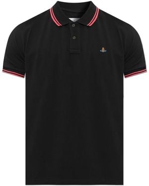 Vivienne Westwood Polo With Logo - Black