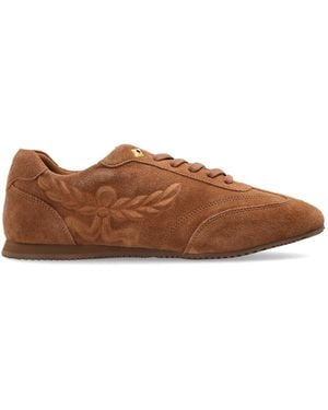 MCM Sports Shoes With Logo - Brown