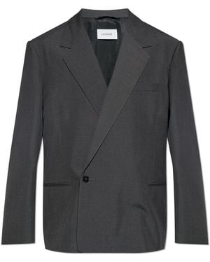 Lemaire Blazer With Open Lapels - Black