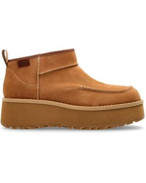 UGG Platform Ankle Boots "Cityfunc Ultra Mini" - Brown