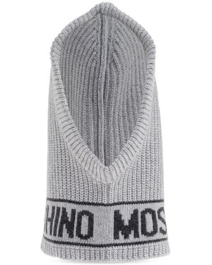 Moschino Hoodie With Logo - Grey