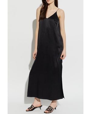 Lisa Yang Silk Camisole Dress - Black