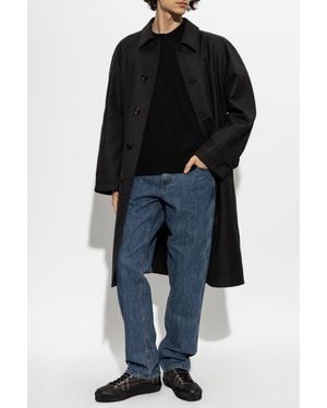 Burberry Reversible Coat "Parkbury" - Black