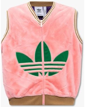 adidas Originals Vest With Logo - Pink