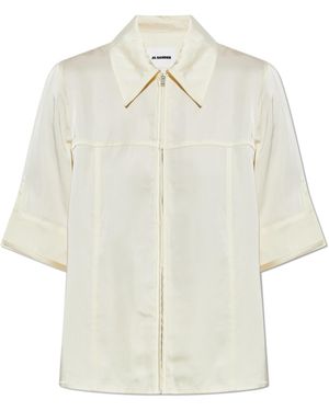 Jil Sander Short-Sleeved Shirt - White