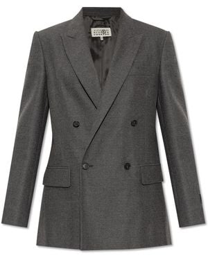 MM6 by Maison Margiela Wool Blazer - Grey