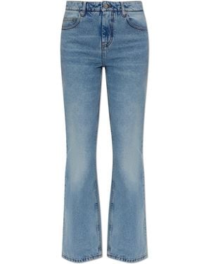 Ami Paris Flared Leg Jeans - Blue
