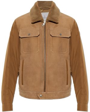 Moncler 'Zerique' Puffer Jacket - Brown